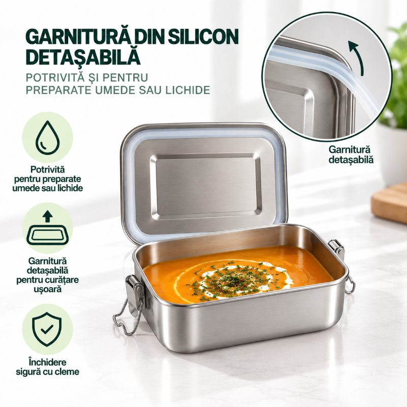 Caserolă Tinklu cu garnitură din silicon detașabilă
